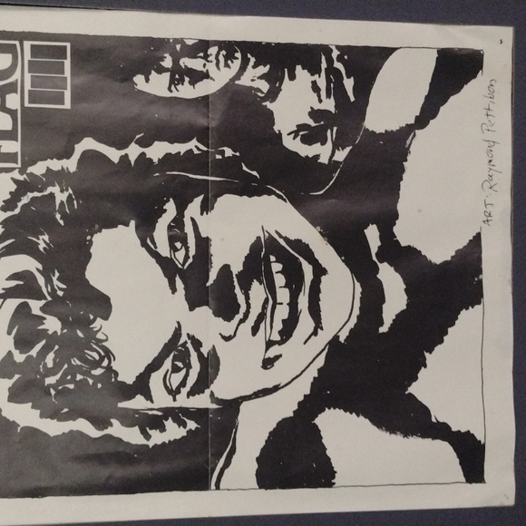 BLACK FLAG POSTER insert from the original album in great condition from 1983 - Picture 6 of 8